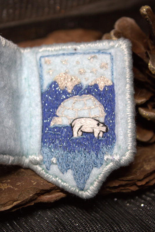 Pin's brodé "Ice Floe"