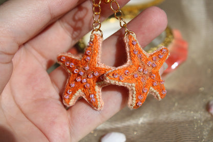 Boucles d'oreilles " Super stars"