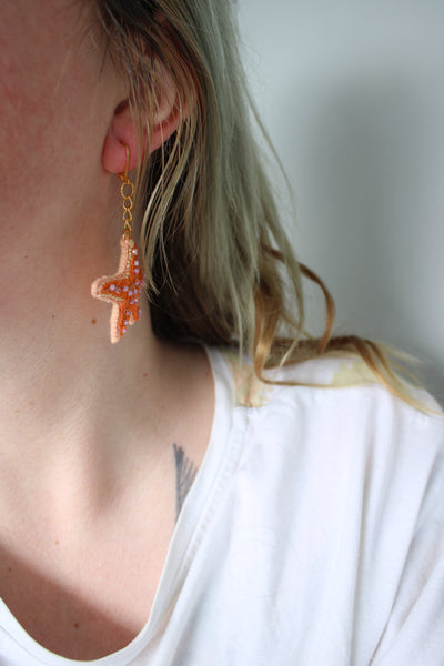 Boucles d'oreilles " Super stars"