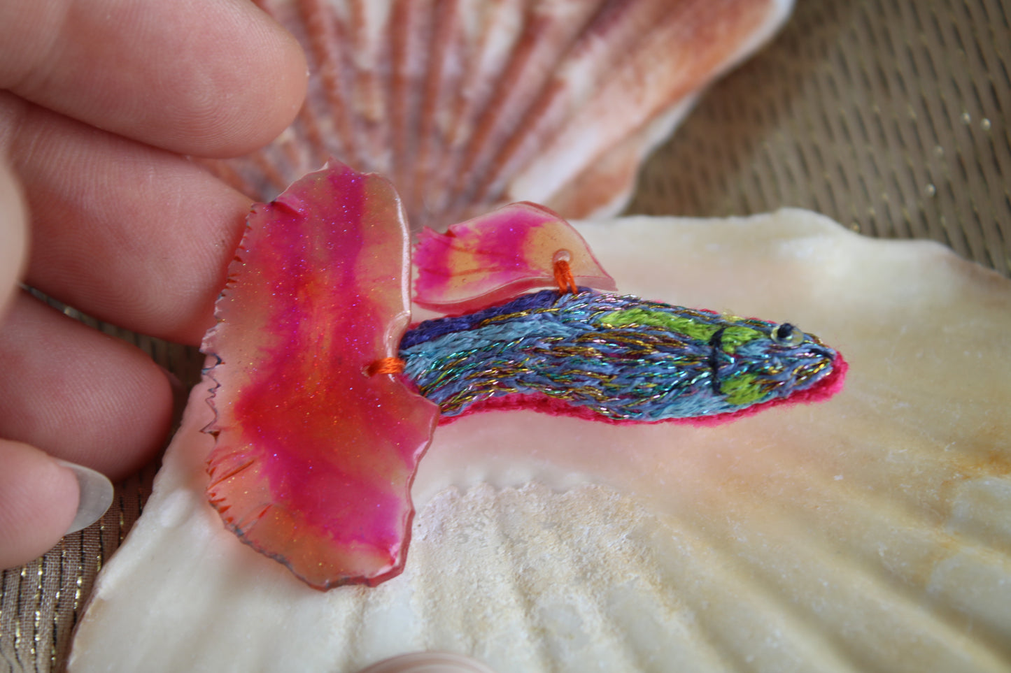 Broche " cutie guppy"