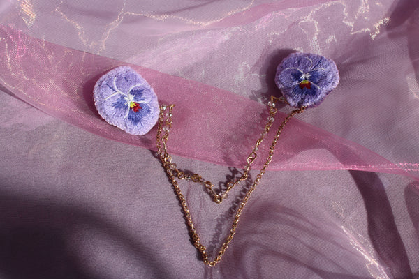 Bijou de col " Pensées"