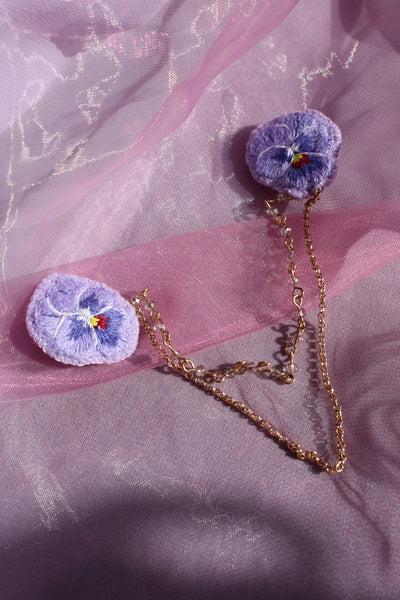 Bijou de col " Pensées"