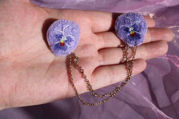 Bijou de col " Pensées"