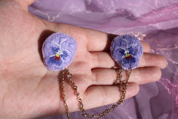 Bijou de col " Pensées"