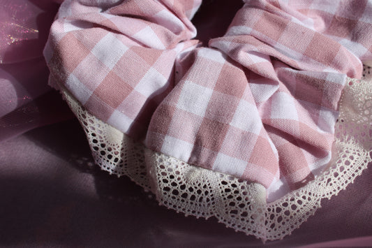 Chouchou froufrou rose