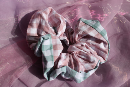 Chouchou pastel vichy