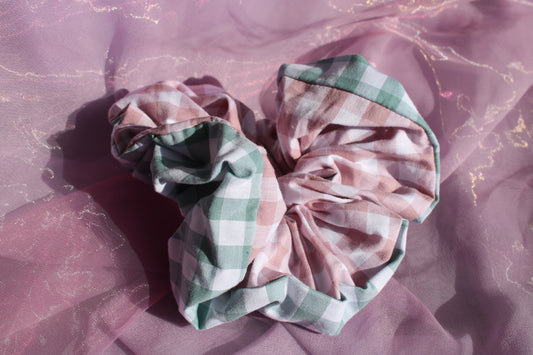 Chouchou pastel vichy
