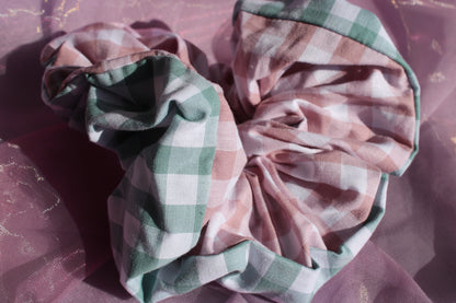 Chouchou pastel vichy