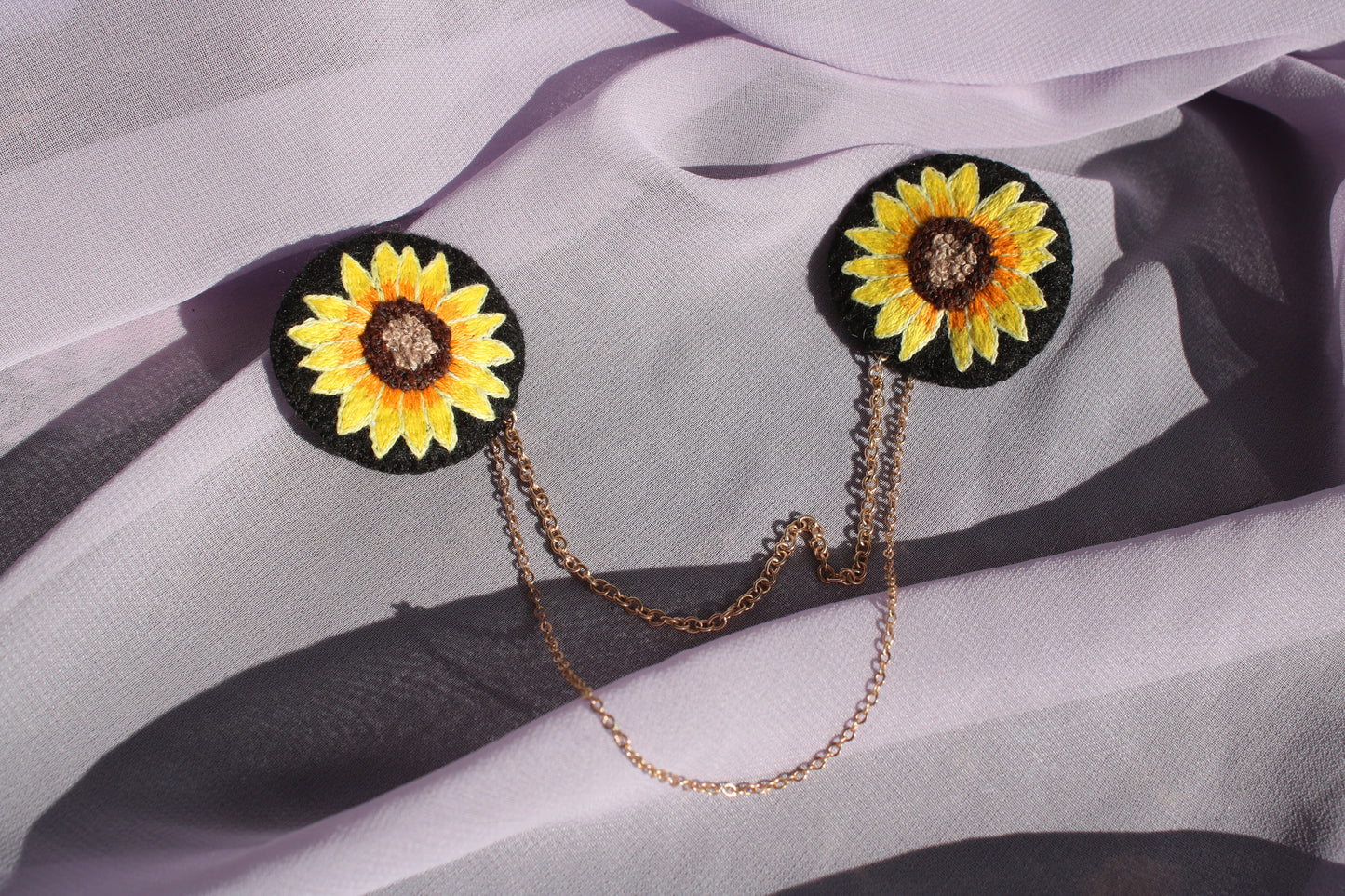 Bijou de col "Sunflower"