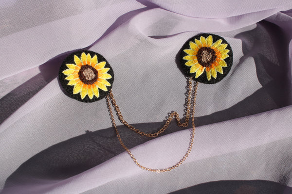 Bijou de col "Sunflower"