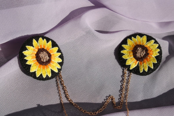 Bijou de col "Sunflower"