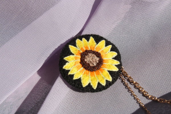 Bijou de col "Sunflower"