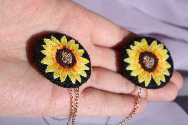 Bijou de col "Sunflower"