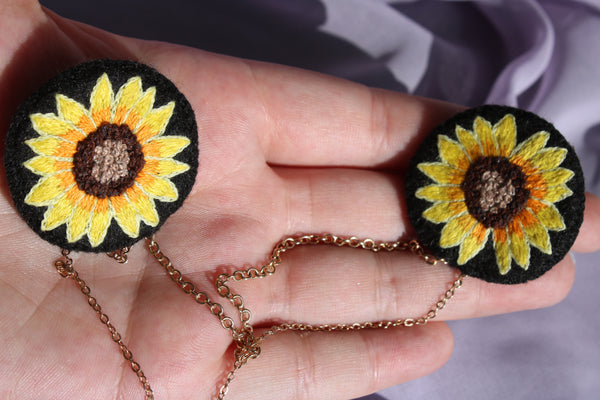 Bijou de col "Sunflower"