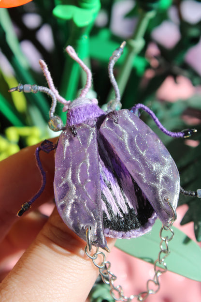 Scarabée " Purple Rain"