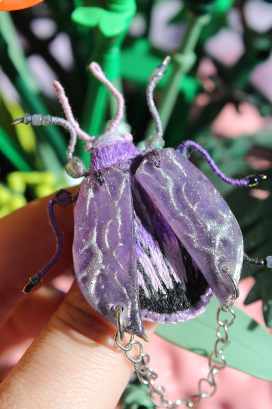 Scarabée " Purple Rain"