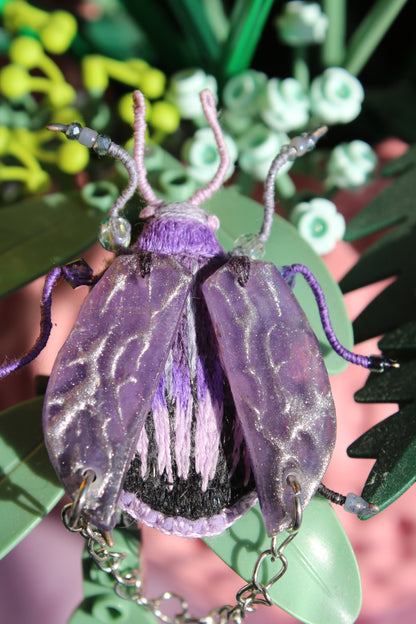 Scarabée " Purple Rain"