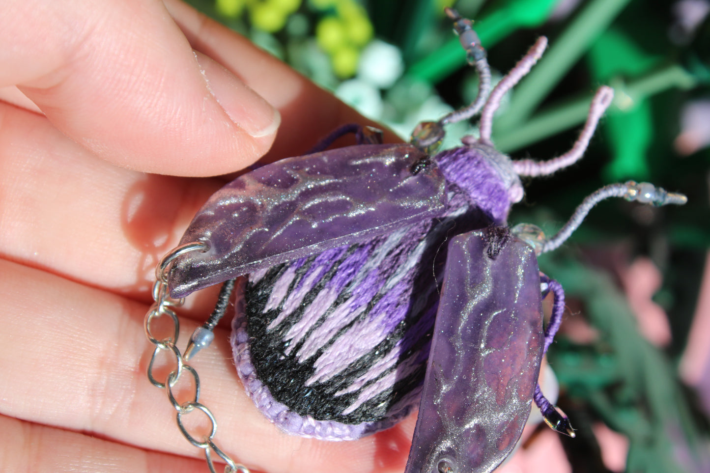 Scarabée " Purple Rain"
