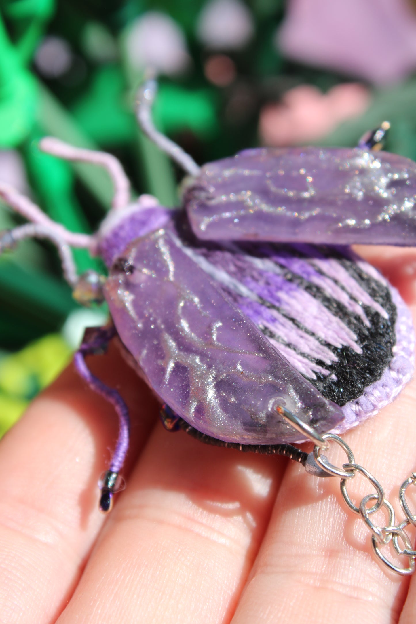 Scarabée " Purple Rain"