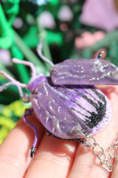 Scarabée " Purple Rain"