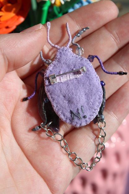 Scarabée " Purple Rain"