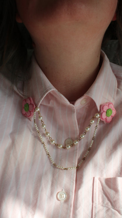 Bijou de col " cute flower "
