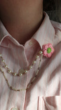Bijou de col " cute flower "
