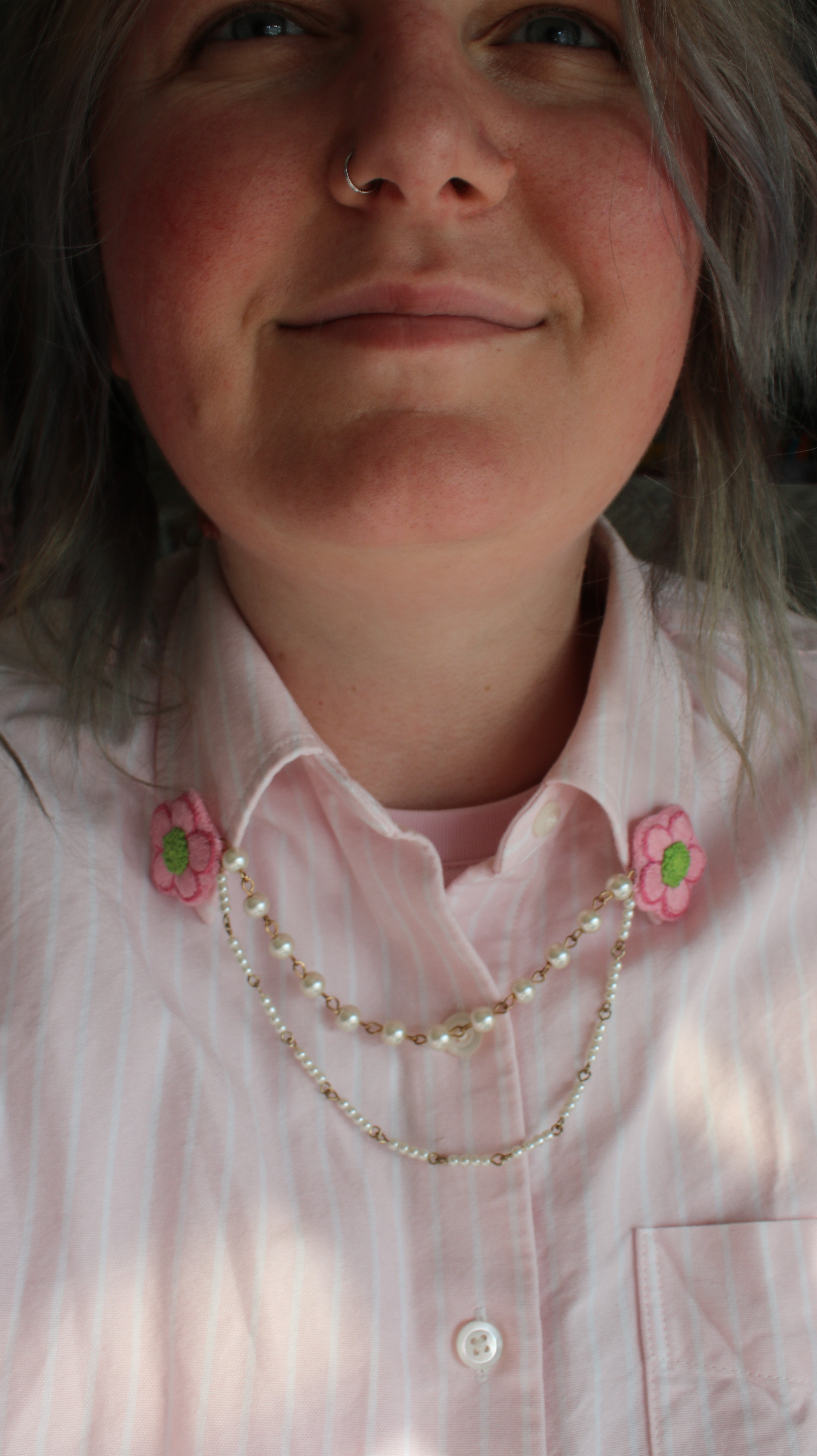 Bijou de col " cute flower "