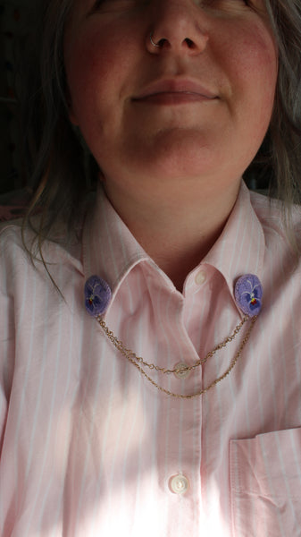 Bijou de col " Pensées"