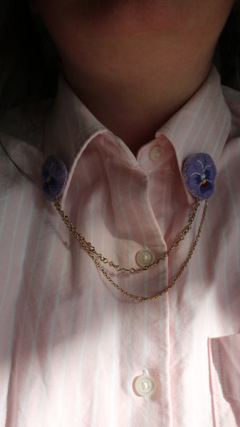Bijou de col " Pensées"
