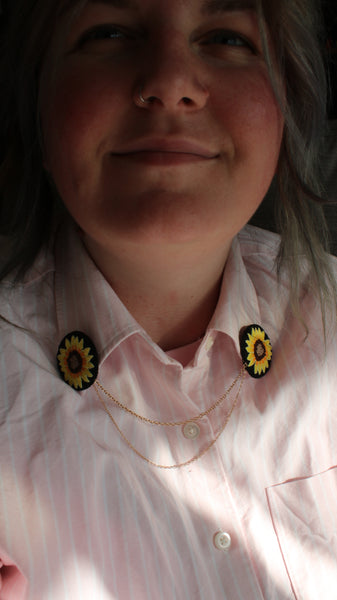 Bijou de col "Sunflower"