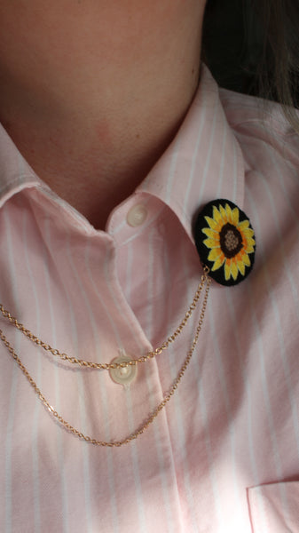 Bijou de col "Sunflower"