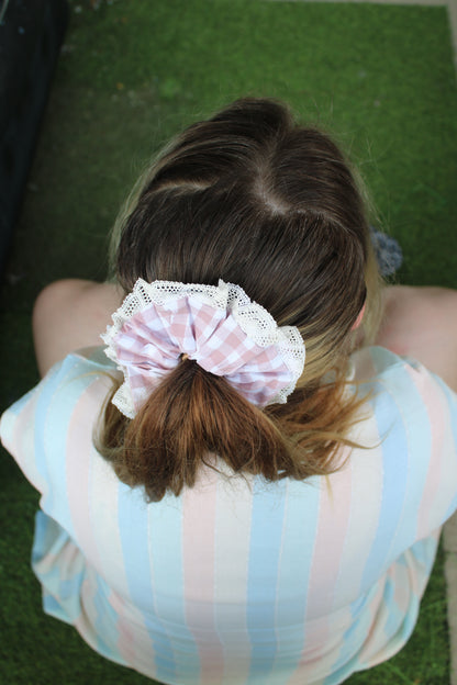 Chouchou froufrou rose