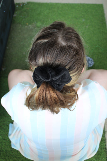 Chouchou velour noir