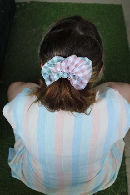 Chouchou pastel vichy