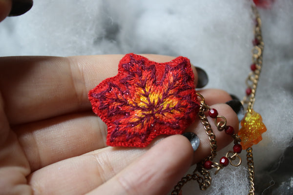 Bijou de col " automn color"