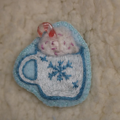 Broche " Hot chocolate"