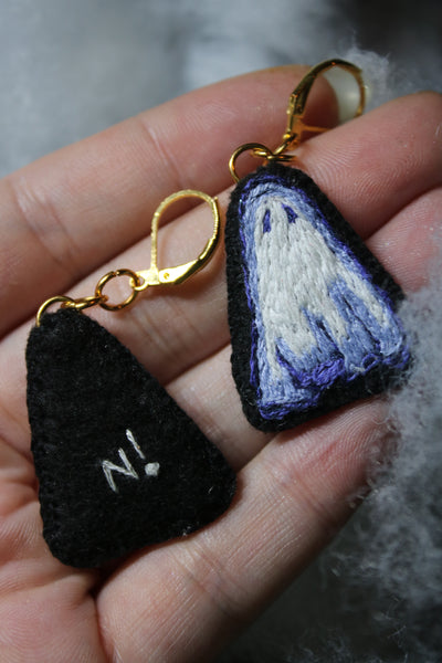 Boucles d'oreilles " fashion ghost"