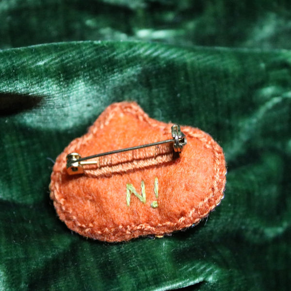 Broche " shiny pumpkin"