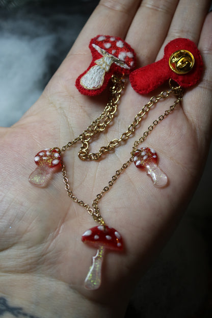 Bijou de col "moss's cutes"