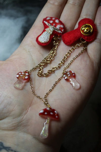 Bijou de col "moss's cutes"