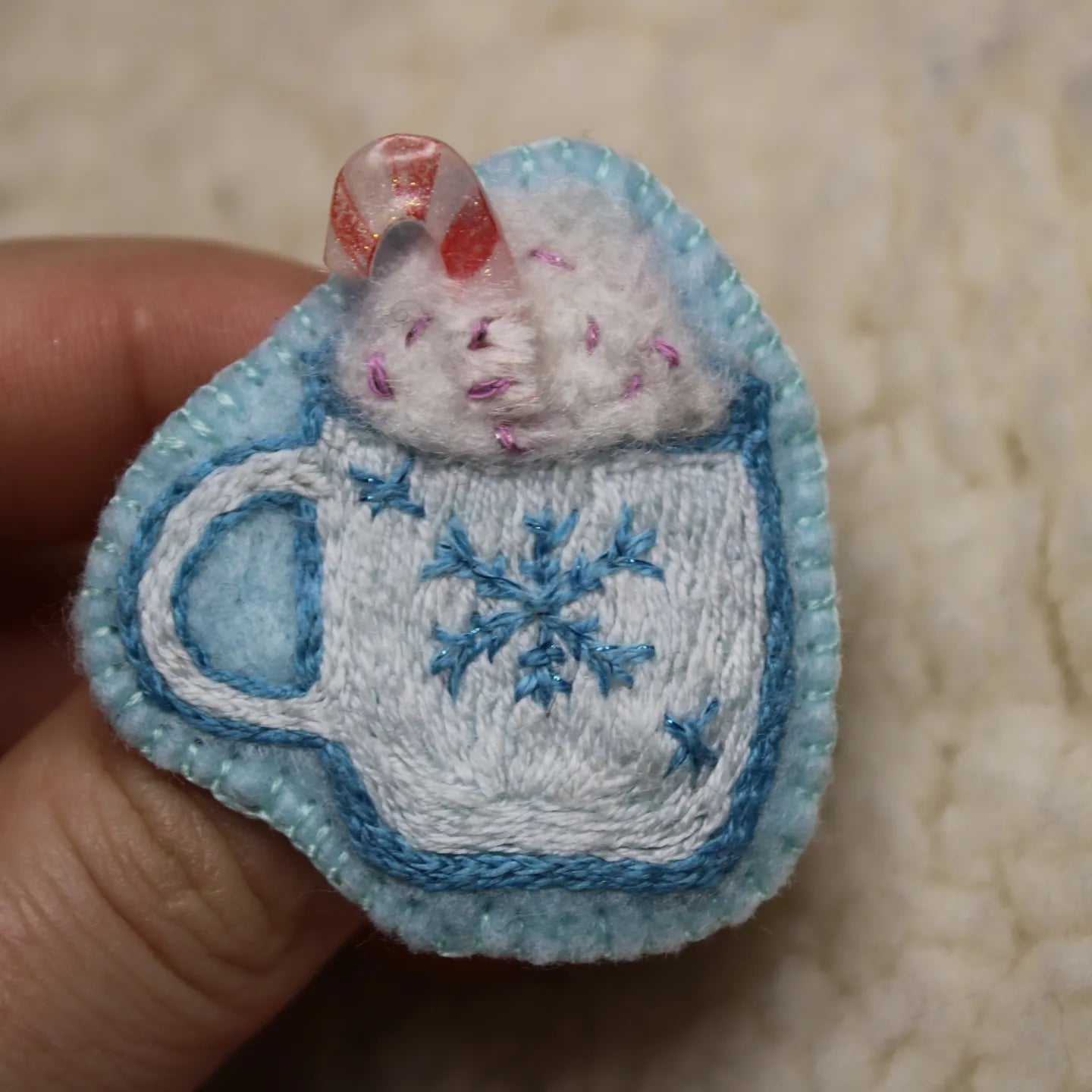 Broche " Hot chocolate"