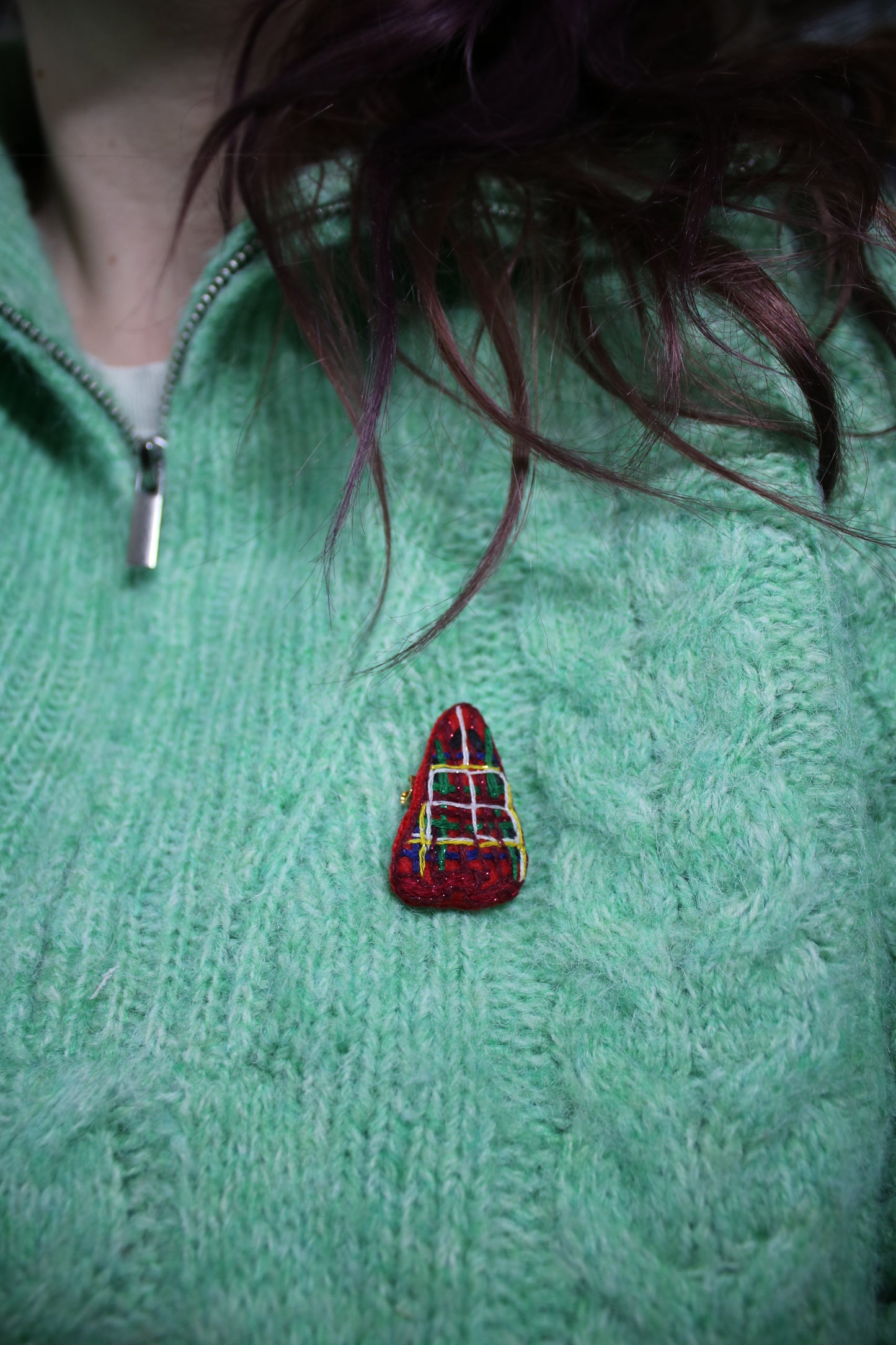 Broche "highland ghost"