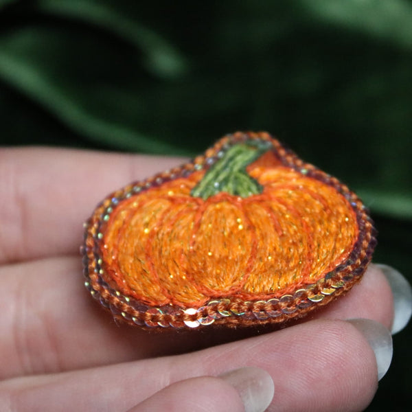 Broche " shiny pumpkin"