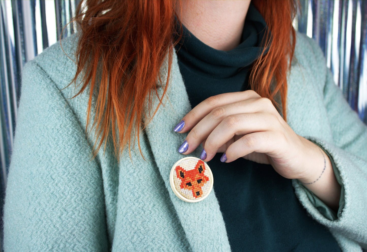 Broche Renard Doré