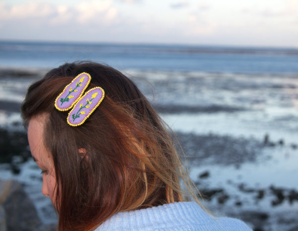 Barrettes "Sunny Mimosa"