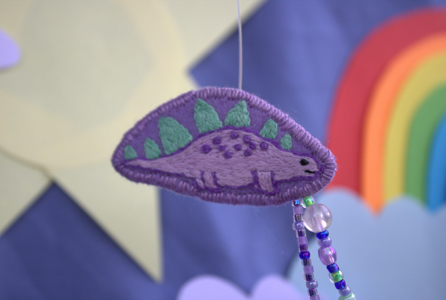 Bijou de col "Cute Stegosaurus"