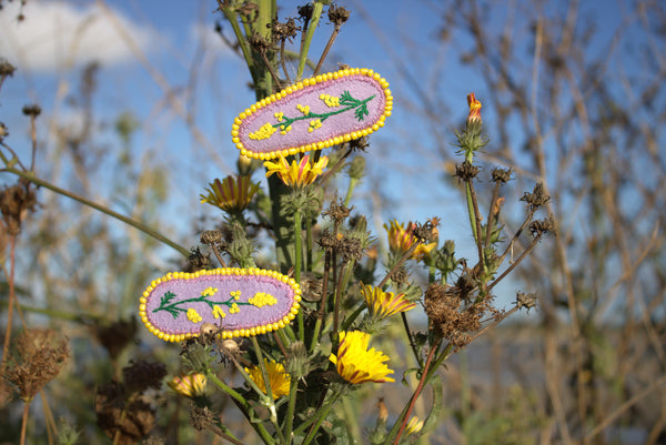 Barrettes "Sunny Mimosa"