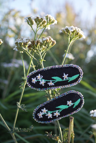 Barrettes "Tiny Flowers"