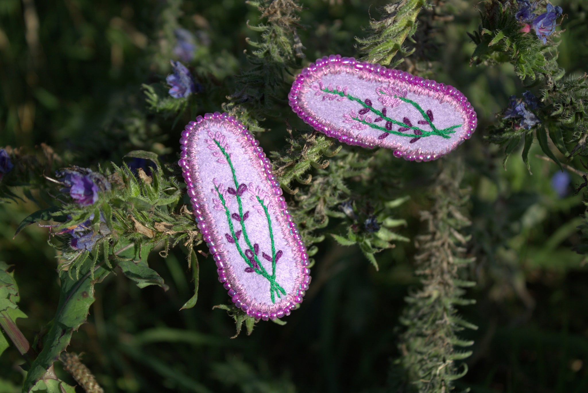 Barrettes "Sweet Lavender"